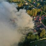 Ogromny pożar kurnika. Pali się ponad 30 tysięcy pisklaków - Radio Kielce