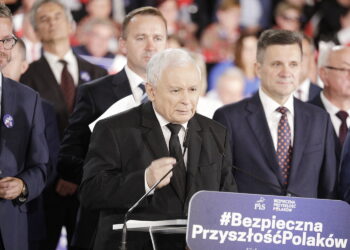 03.09.2023 Kielce. Konwencja PiS. Na zdjęciu: Jarosław Kaczyński - prezes PiS / Fot. Jarosław Kubalski - Radio Kielce