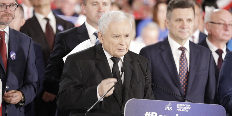 03.09.2023 Kielce. Konwencja PiS. Na zdjęciu: Jarosław Kaczyński - prezes PiS / Fot. Jarosław Kubalski - Radio Kielce