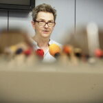 27.09.2023. Kielce. Filharmonia Świętokrzyska. Konferencja prasowa. Na zdjęciu: Jacek Rogala - dyrektor Filharmonii Świętokrzyskiej / Fot. Jarosław Kubalski - Radio Kielce