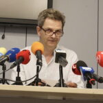 27.09.2023. Kielce. Filharmonia Świętokrzyska. Konferencja prasowa. Na zdjęciu: Jacek Rogala - dyrektor Filharmonii Świętokrzyskiej / Fot. Jarosław Kubalski - Radio Kielce