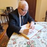 14.09.2023. Święty Krzyż. Uroczystości odpustowe. Na zdjęciu Jarosław Kaczyński - prezes PiS / Źródło: klasztor na Świętym Krzyżu