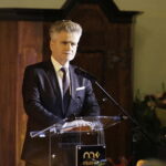 19.10.2023. Kielce. Gala Świętokrzyskiej Nagrody Kultury 2023. Na zdjęciu senator Krzysztof Słoń. / Fot. Jarosław Kubalski - Radio Kielce