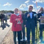 08.10.2023. Miedziana Góra. Konferencja posła Andrzeja Szejny / Fot. Ewelina Walczak - Radio Kielce