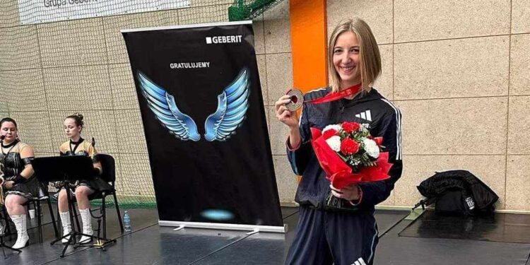 Na zdjęciu: Sabina Jarząbek z Kieleckiego Klubu Lekkoatletycznego została mistrzynią Polski w biegu na 10 km / Fot. arch. prywatne