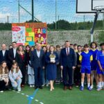 04.10.2023. Sobków. Otwarcie nowoczesnego boiska wielofunkcyjnego / Fot. Daniel Czwartosz - Radio Kielce