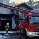 06.10.2023. Zielonki. Pożar hali produkcyjno- magazynowej / Fot. PSP Busko-Zdrój