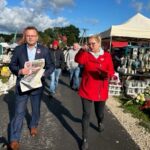 08.10.2023. Miedziana Góra. Konferencja posła Andrzeja Szejny / Fot. Ewelina Walczak - Radio Kielce