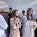 08.10.2023. Sandomierz. Uczniowie szkół wcielili się w postaci historyczne związane z Sandomierzem / Fot. Grażyna Szlęzak - Radio Kielce