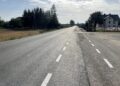 Cztery odcinki ważnych tras krajowych z nową nawierzchniąwyremontowanej drogi / Fot. Grażyna Szlęzak - Radio Kielce