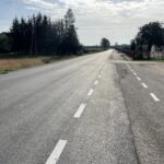 Cztery odcinki ważnych tras krajowych z nową nawierzchniąwyremontowanej drogi / Fot. Grażyna Szlęzak - Radio Kielce