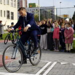 30.10.2023. Kielce. Otwarcie miasteczka ruchu drogowego. Na zdjęciu: Marcin Chłodnicki - zastępca prezydenta Kielc / Fot. Radio Kielce