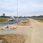 22.10.2023. Bieliny. Budowa drogi gminnej Bieliny - Porąbki / Fot. Urząd Gminy Bieliny