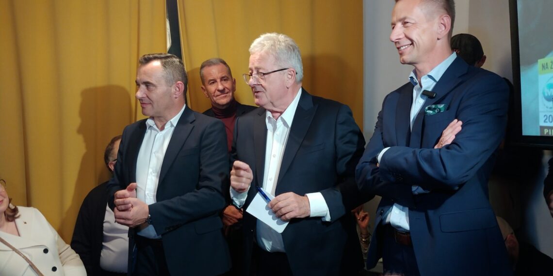 15.10.2023. Kielce. Sztab wyborczy Trzeciej Drogi / Fot. Marcin Marszałek - Radio Kielce