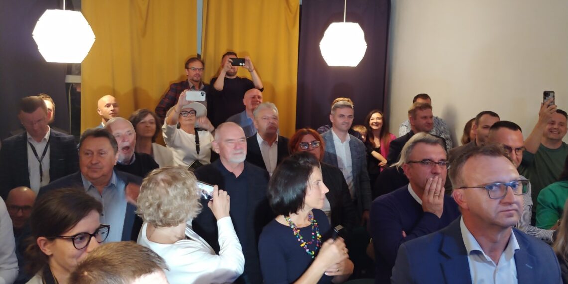 15.10.2023. Kielce. Sztab wyborczy Trzeciej Drogi / Fot. Marcin Marszałek - Radio Kielce