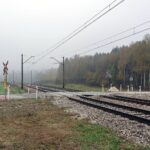 Przejazd kolejowo-drogowy w Mnichowie / Źródło: PKP PLK