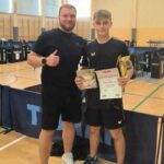 Na zdjęciu (od lewej): Adam Duch - trener Marcela Błaszczyka, Marcel Błaszczyk / Fot. archiwum prywatne