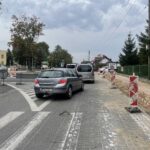 Rondo przejdzie remont - Radio Kielce 13.10.2023. Sandomierz. Rondo u zbiegu ulic Wojska Polskiego i 11 Listopada / Fot. Grażyna Szlęzak - Radio Kielce