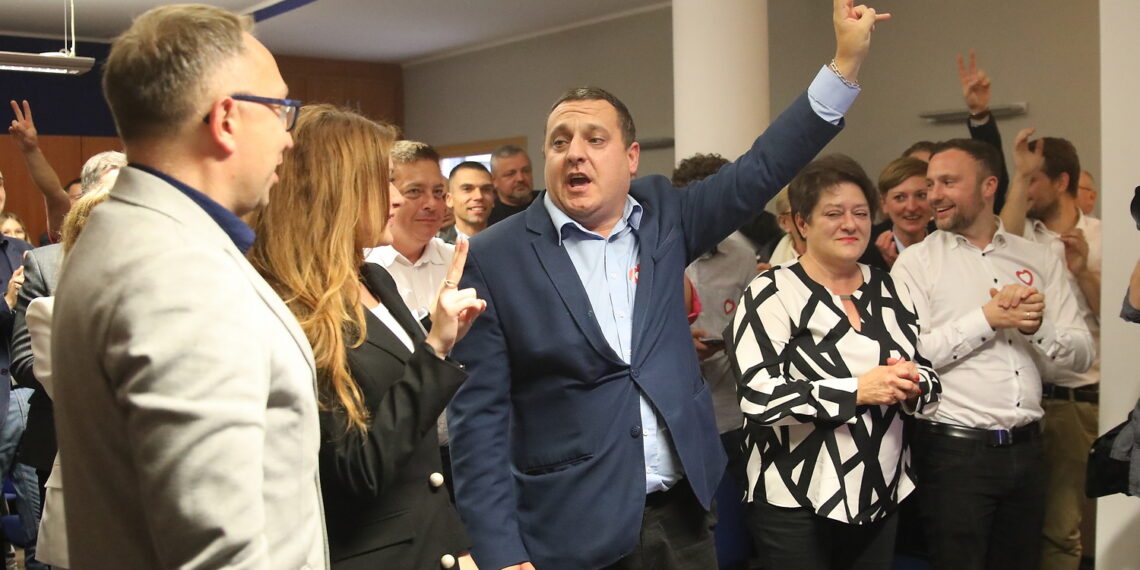 15.10.2023. Kielce. Sztab Platformy Obywatelskiej / Fot. Wiktor Taszłow - Radio Kielce