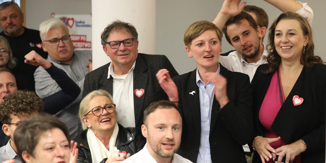 15.10.2023. Kielce. Sztab Platformy Obywatelskiej / Fot. Wiktor Taszłow - Radio Kielce