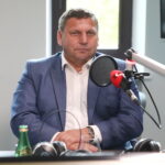 23.10.2023. Kielce. Studio Polityczne Radia Kielce. Na zdjęciu: Michał Skotnicki - PSL / Fot. Michał Kita - Radio Kielce