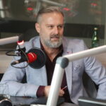 23.10.2023. Kielce. Studio Polityczne Radia Kielce. Na zdjęciu: Artur Pejas - Nowa Lewica / Fot. Michał Kita - Radio Kielce