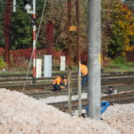 24.10.2023. Kielce. Dworzec PKP i perony kolejowe / Fot. Wiktor Taszłow – Radio Kielce