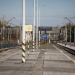 24.10.2023. Kielce. Dworzec PKP i perony kolejowe / Fot. Wiktor Taszłow – Radio Kielce