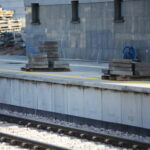 24.10.2023. Kielce. Dworzec PKP i perony kolejowe / Fot. Wiktor Taszłow – Radio Kielce