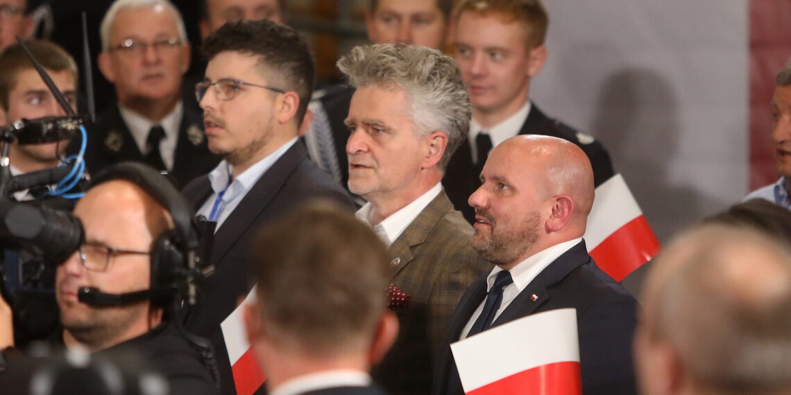 01.10.2023. Włoszczowa. Konwencja PiS z udziałem wicepremiera Jarosława Kaczyńskiego, prezesa PiS / Fot. Wiktor Taszłow – Radio Kielce