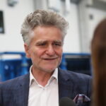 04.10.2023. Suchedniów. Otwarcie Zakładu Prefabrykacji Betonowej. Na zdjęciu: Krzysztof Słoń - senator PiS / Fot. Wiktor Taszłow - Radio Kielce