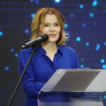 04.10.2023. Suchedniów. Otwarcie Zakładu Prefabrykacji Betonowej. Na zdjęciu: Anna Krupka - wiceminister sportu i turystyki / Fot. Wiktor Taszłow - Radio Kielce