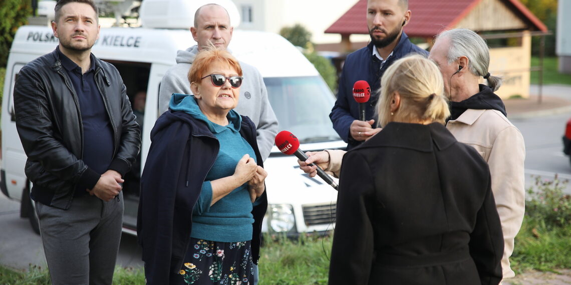 11.10.2023. Kielce. Interwencja Radia Kielce. Blok przy ulicy Elizy Orzeszkowej 40. / Fot. Wiktor Taszłow - Radio Kielce