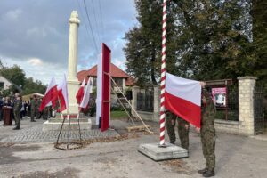 21.10.2023. Olbierzowice. 160. rocznica bitwy pod Jurkowicami / Fot. Grażyna Szlęzak – Radio Kielce