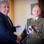 Odznaka świętokrzyskich terytorialsów w Muzeum Wojska Polskiego