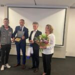 03.10.2023. Piekosżów. Na zdjęciu (od lewej): Aleksander Bracik, Zbigniew Piątek – burmistrz Piekoszowa, senator Krzysztof Słoń i przewodnicząca Rady Miejskiej w Piekoszowie Barbara Drogosz / Fot. Rafał Szymczyk – Radio Kielce