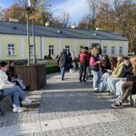 29.10.2023. Końskie. Spacer śladami koneckich Żydów / Fot. Magdalena Galas-Klusek - Radio Kielce