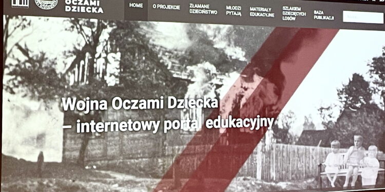 „Wojna oczami dziecka” – nowy portal edukacyjny