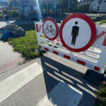 10.10.2023. Kielce. Skrzyżowanie alei Solidarności, ulicy Źródłowej, ulicy Sandomierskiej i alei Dziewięciu Wieków Kielc / Fot. Wiktor Taszłow – Radio Kielce