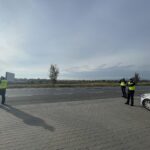 Darmowe ustawianie świateł w stacjach diagnostycznych - Radio Kielce 19.10.2023. Domaszowice. Akcja „Twoje Światło – Nasze Bezpieczeństwo” / Fot. Paulina Michta - Radio Kielce