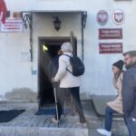 15.10.2023 Sandomierz. Głosowanie na starówce. Obwodowa komisja wyborcza nr 3 / Fot. Grażyna Szlęzak - Radio Kielce