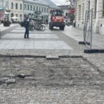 02.10.2023. Kielce. Rozbrukowanie Rynku / Fot. Jarosław Kubalski - Radio Kielce