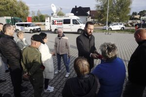 04.10.2023.Radio Kielce. Program: Interwencja: Radkowice w gminie Chęciny. / Fot. Jarosław Kubalski - Radio Kielce