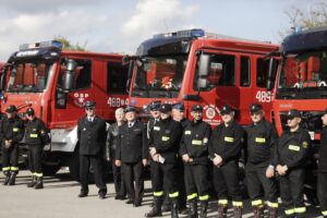 13.10.2023. Skarżysko-Kamienna. Spotkanie ze strażakami / Fot. Jarosław Kubalski - Radio Kielce