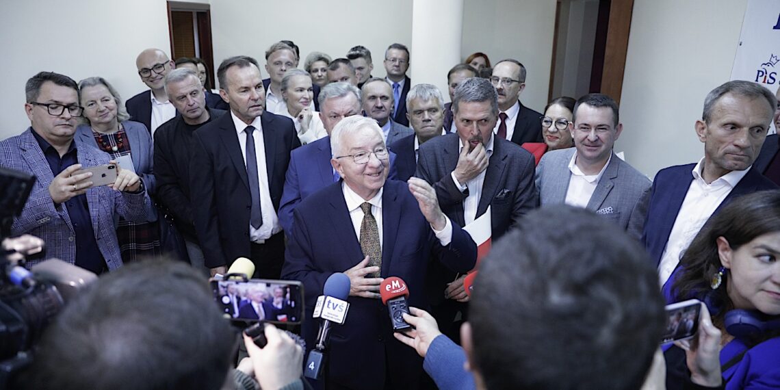 15.10.2023. Kielce. Sztab Prawa i Sprawiedliwości / Fot. Jarosław Kubalski - Radio Kielce