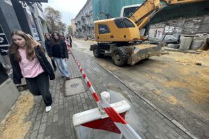 20.10.2023. Kielce. Remont ulicy Śniadeckich / Fot. Jarosław Kubalski - Radio Kielce