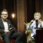 04.10.2023. Ciekoty. Centrum Edukacji i Kultury „Szklany Dom” w Ciekotach. Spotkanie z Ireną Santor. Na zdjęciu: Irena Santor / Fot. Jarosław Kubalski - Radio Kielce