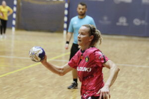 07.10.2023. Kielce. Mecz 3. kolejki Suzuki Korony Handball z UKS Dziewiątką Legnica. / Fot. Jarosław Kubalski - Radio Kielce