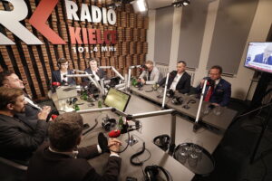 15.10.2023 Radio Kielce. Studio Polityczne / Fot. Jarosław Kubalski - Radio Kielce