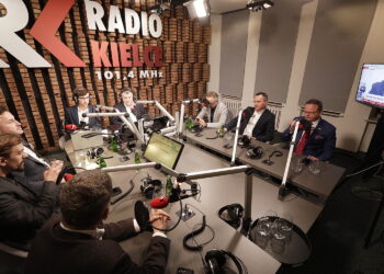 15.10.2023 Radio Kielce. Studio Polityczne / Fot. Jarosław Kubalski - Radio Kielce